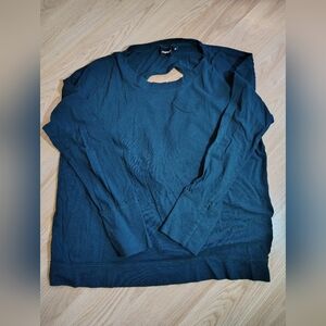 Mono B Green Long Sleeve Yoga Top